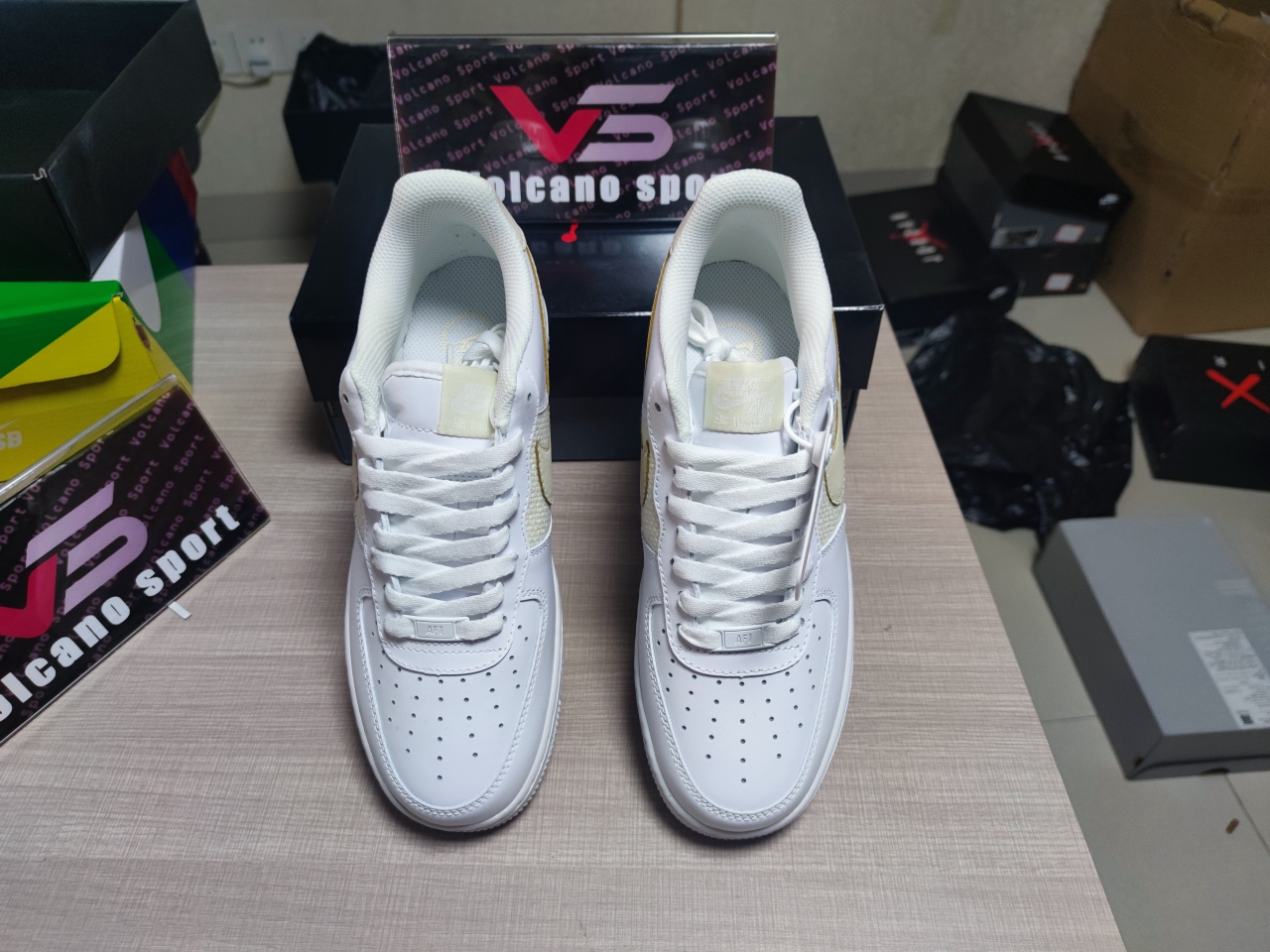 Air Force 1 Low Cross Stitch Grey DJ9945 100