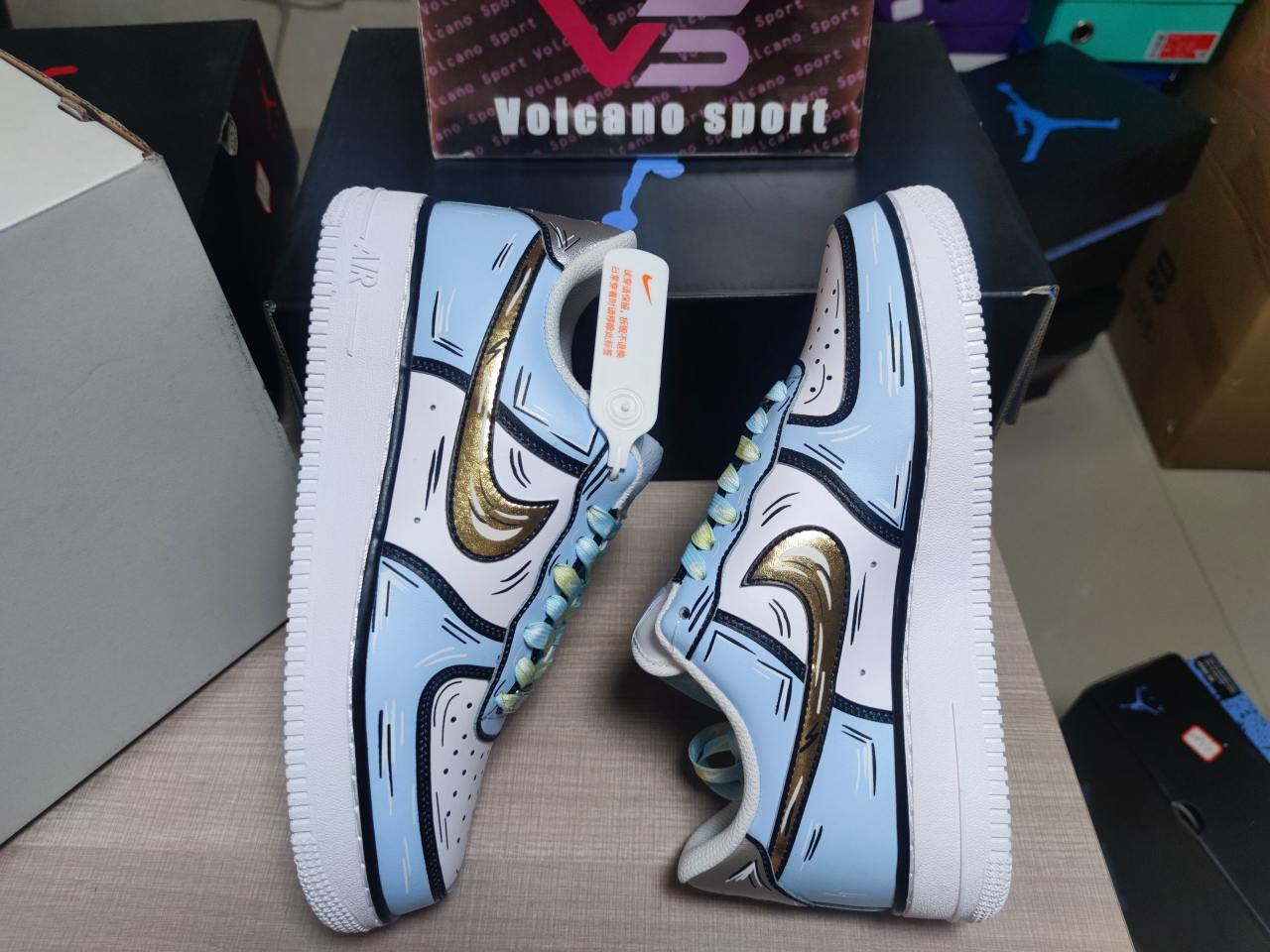 Air Force 1 '07 Blue/White/Gold CW2288 212