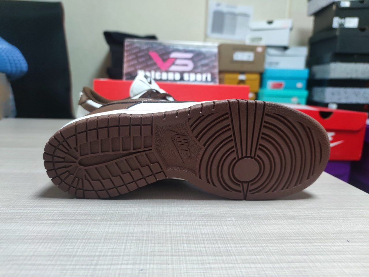 Dunk low Brown/White