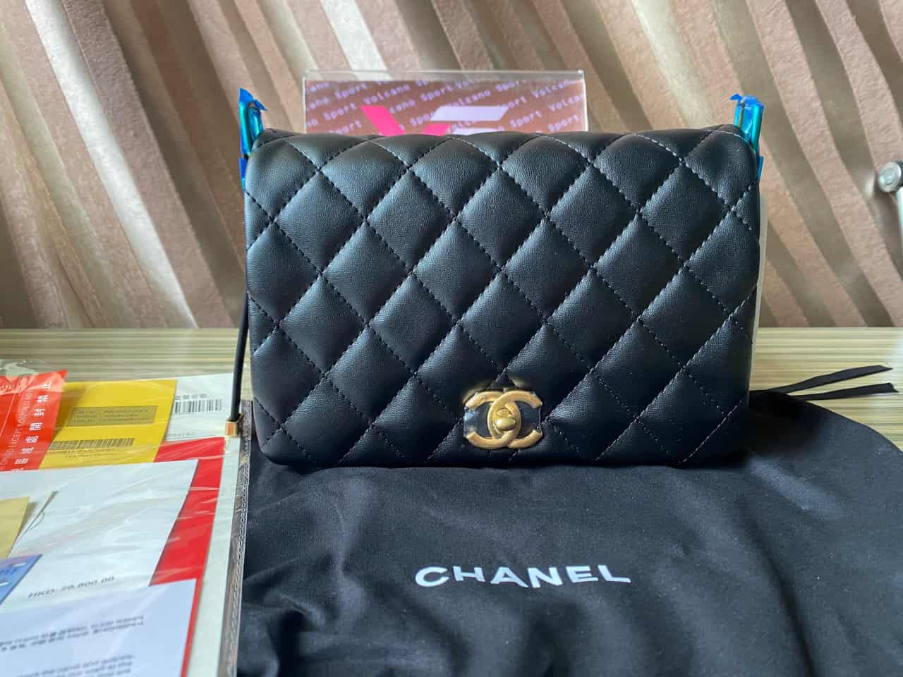 Chanel Black Mademoiselle Leather Bag