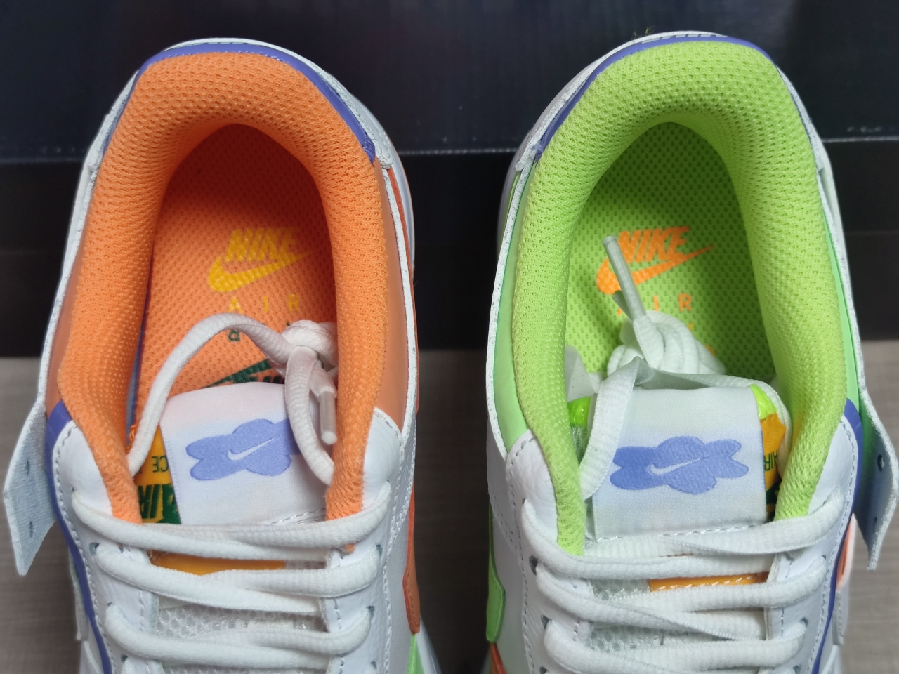 Air Force 1 Low Shadow White Peach Cream Lime DX3718 100