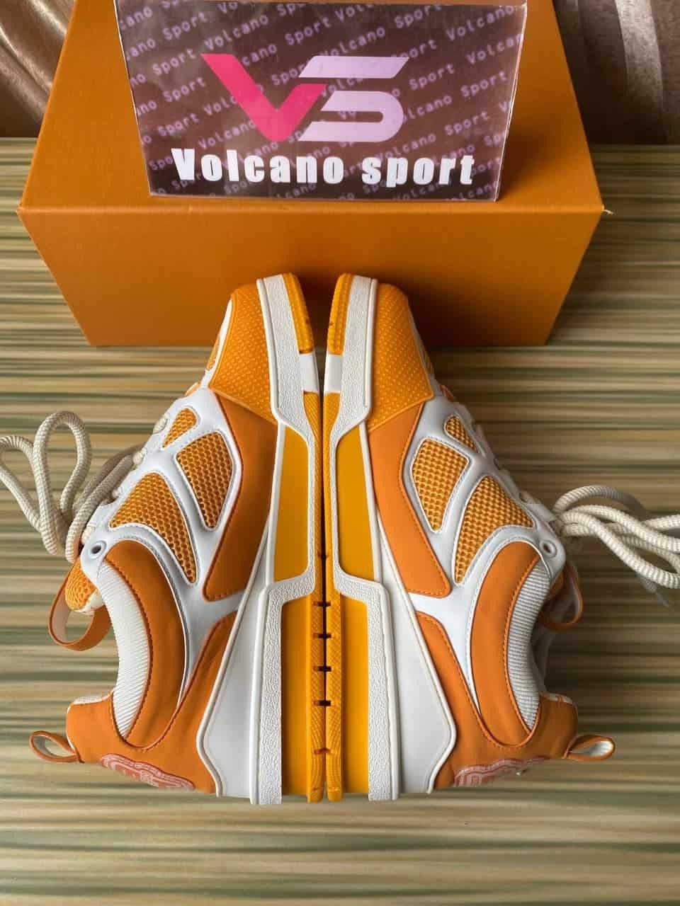 LV Skate Sneaker Yellow White