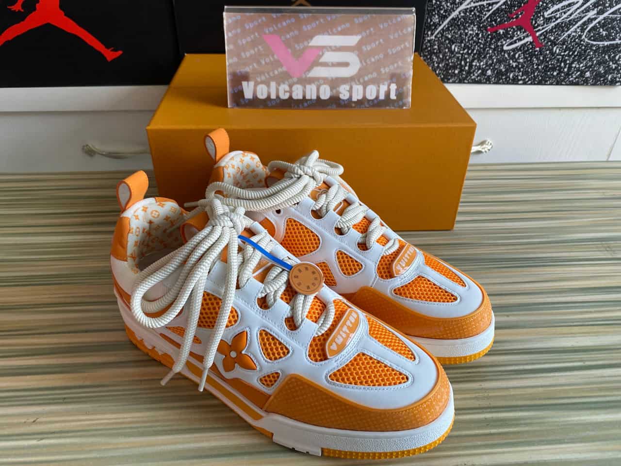 LV Skate Sneaker Yellow White