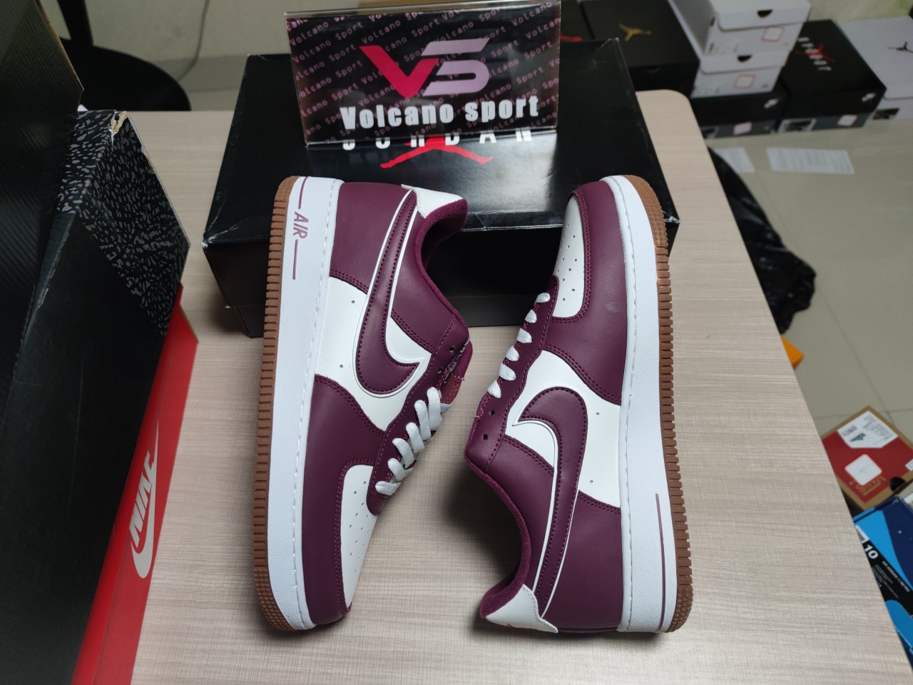 Air Force 1 Low College Pack Night Maroon DQ7659 102