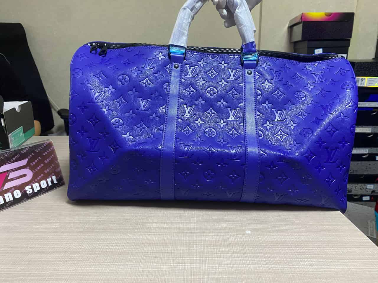 Louis Vuitton Keepall Bandouliere 50 Racing Blue