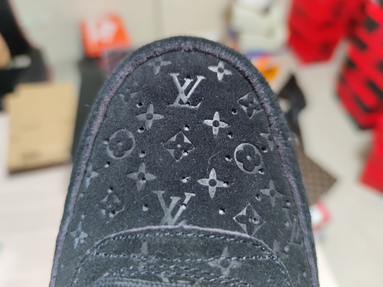 LV X Air Force 1 Low Black