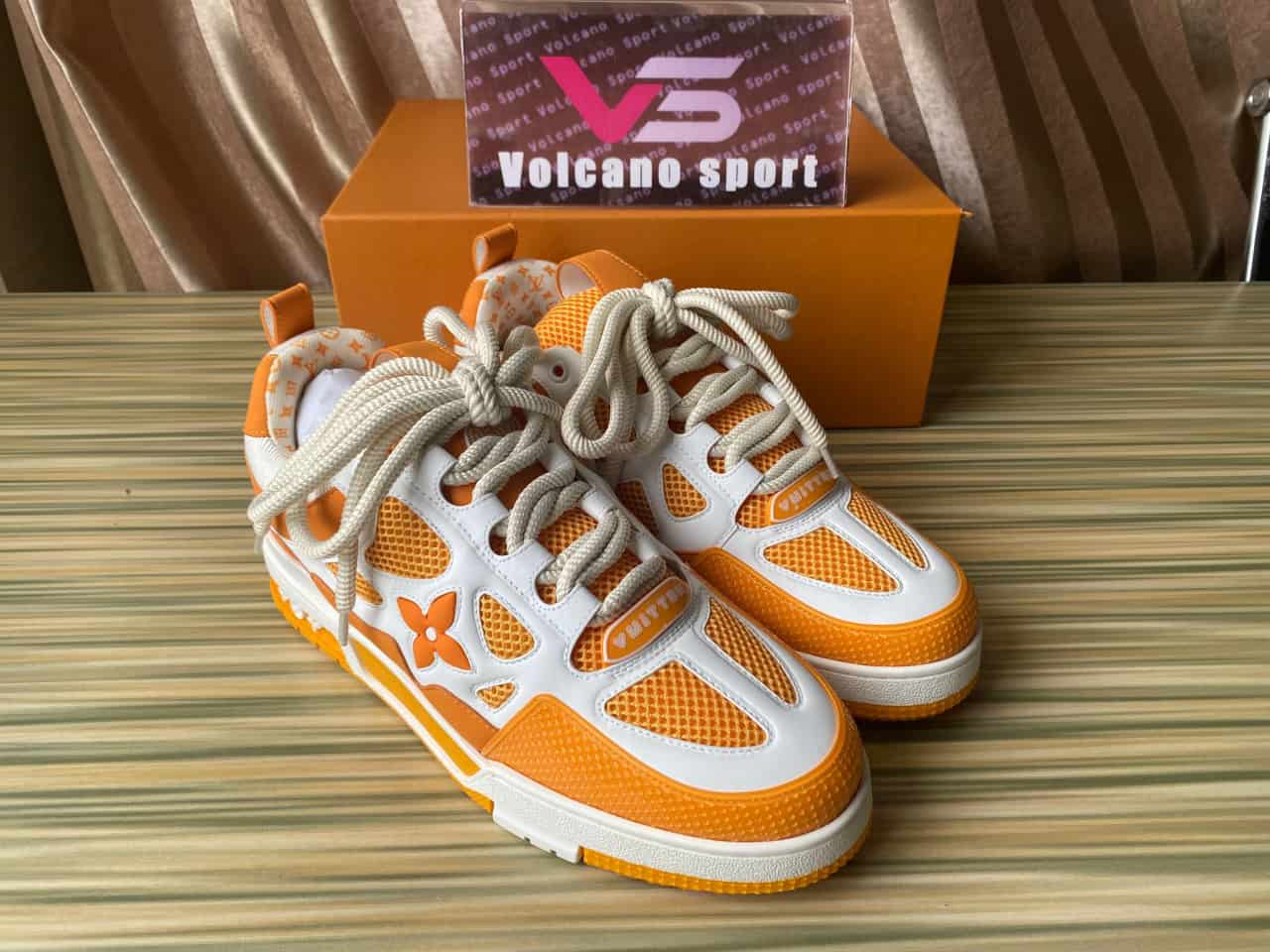 LV Skate Sneaker Yellow White