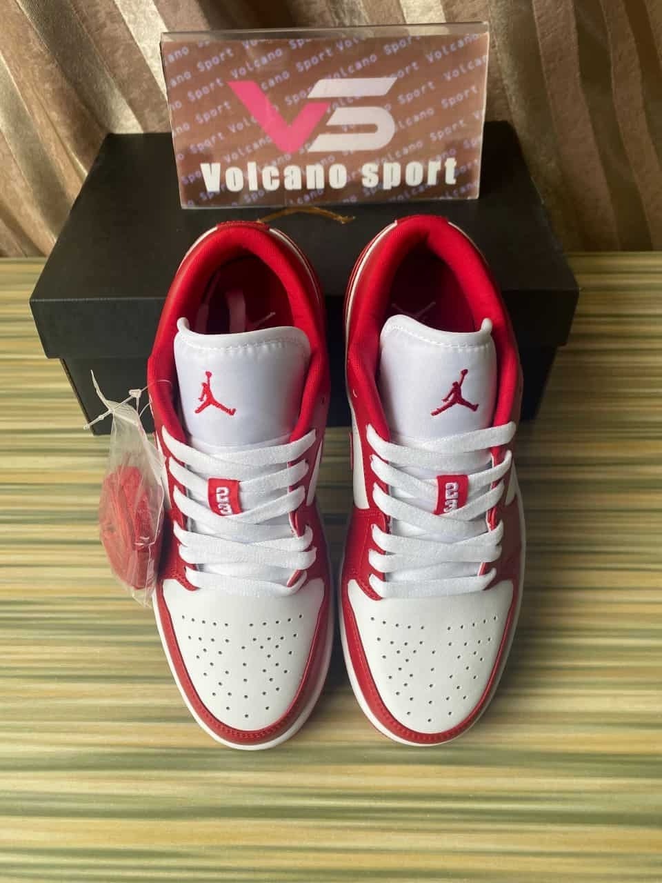 Jordan 1 Low Gym Red White 553560-611