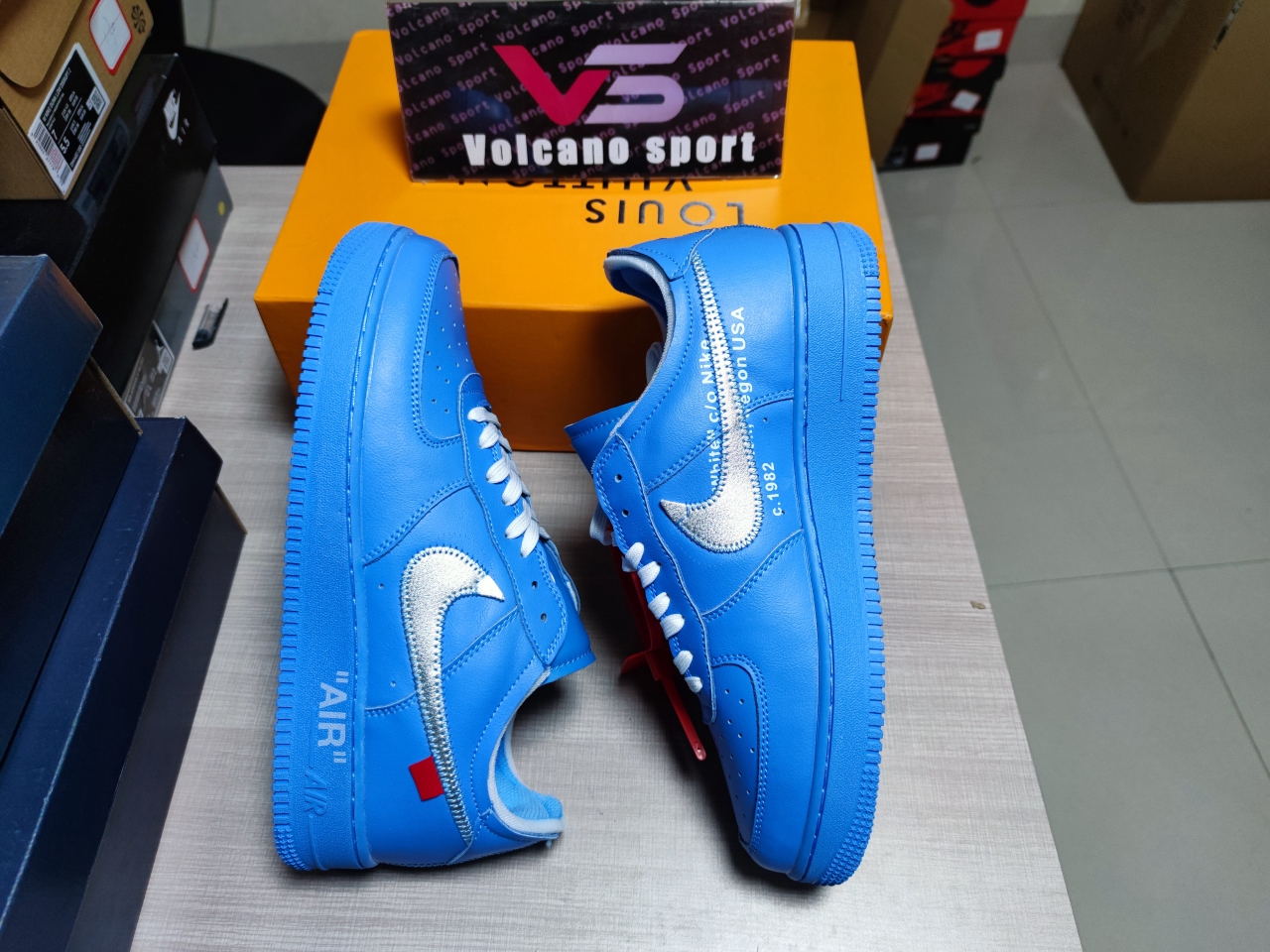 Air Force 1 Low Off-White MCA University Blue CI1173 400