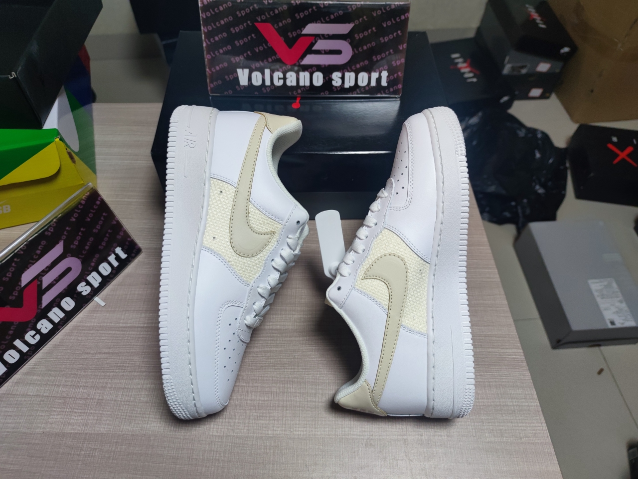 Air Force 1 Low Cross Stitch Grey DJ9945 100