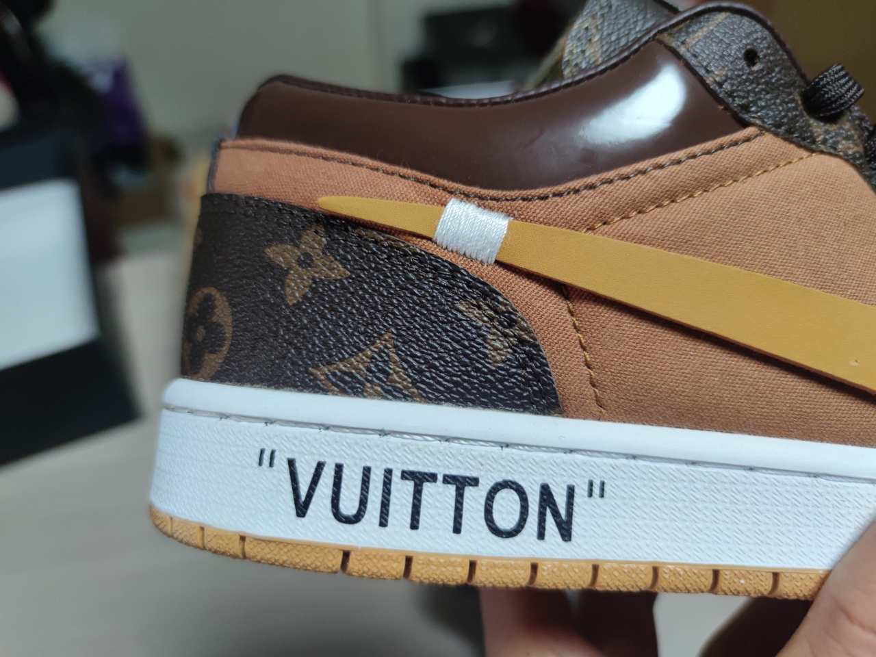 LV x Jordan 1 low