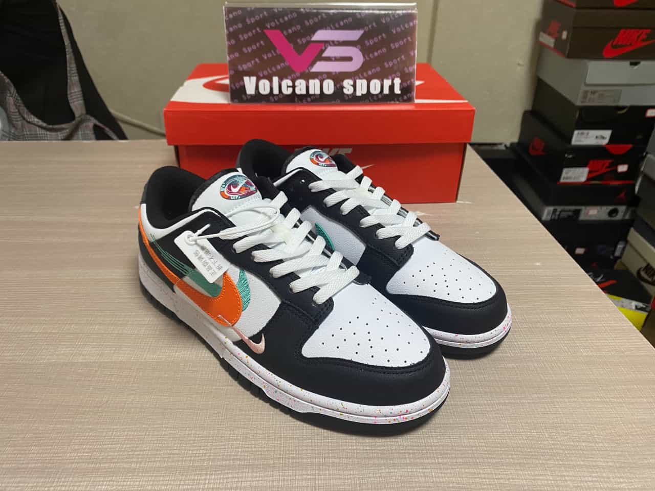 Nike Dunk Low Multiple Swooshes White Washed Teal FD4623-131