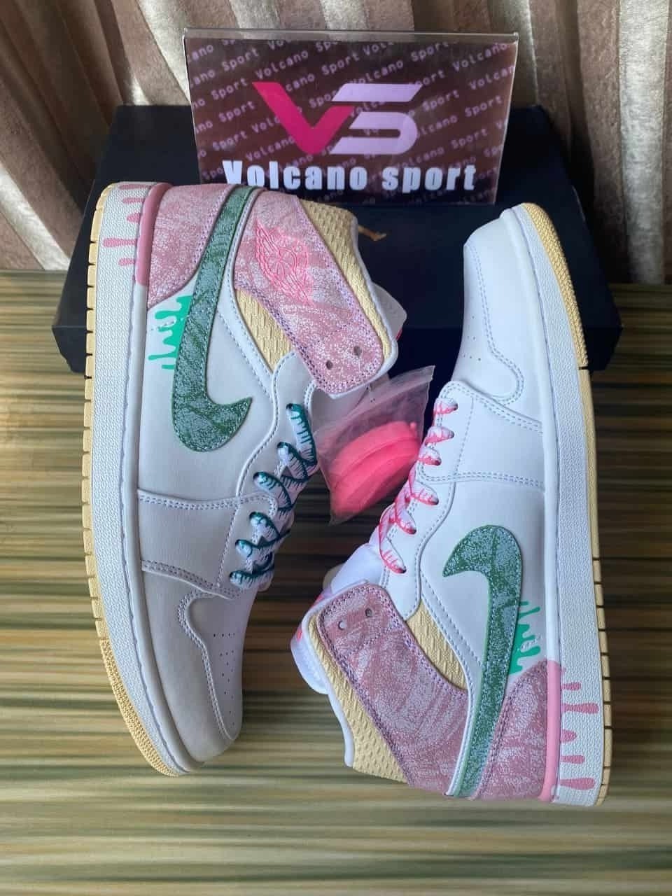 Jordan 1 Mid Paint Drip DD1666-100