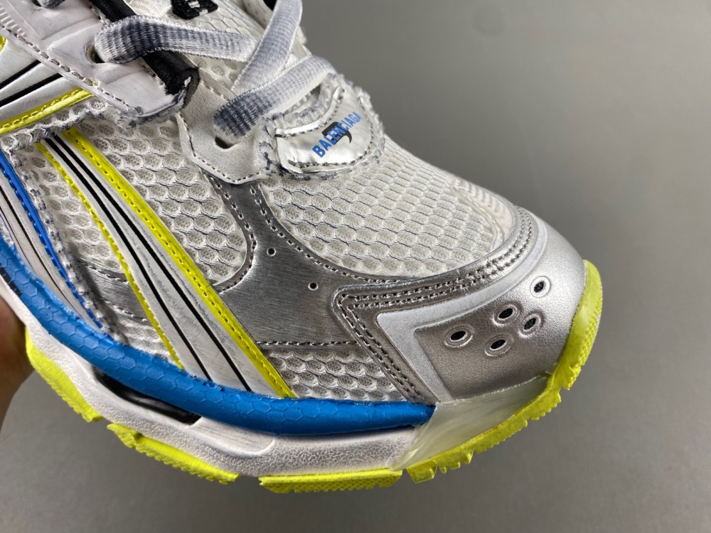 Balenciaga Runners Grey Blue Yellow 772774-W3RNY-0213