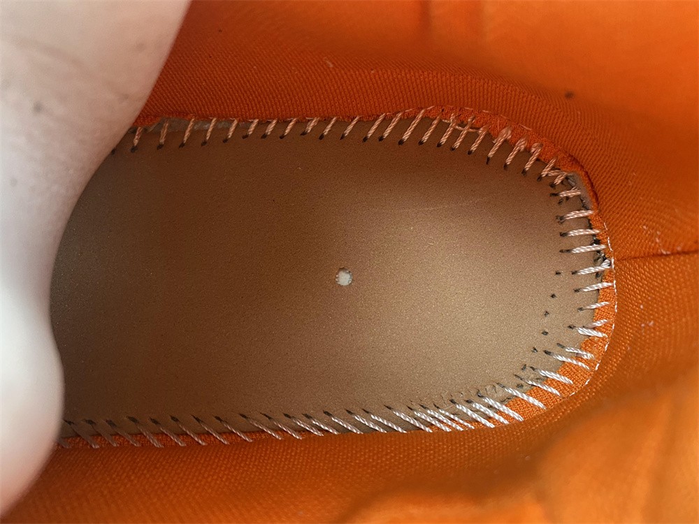 Balenciaga: White & Orange Track Sneakers