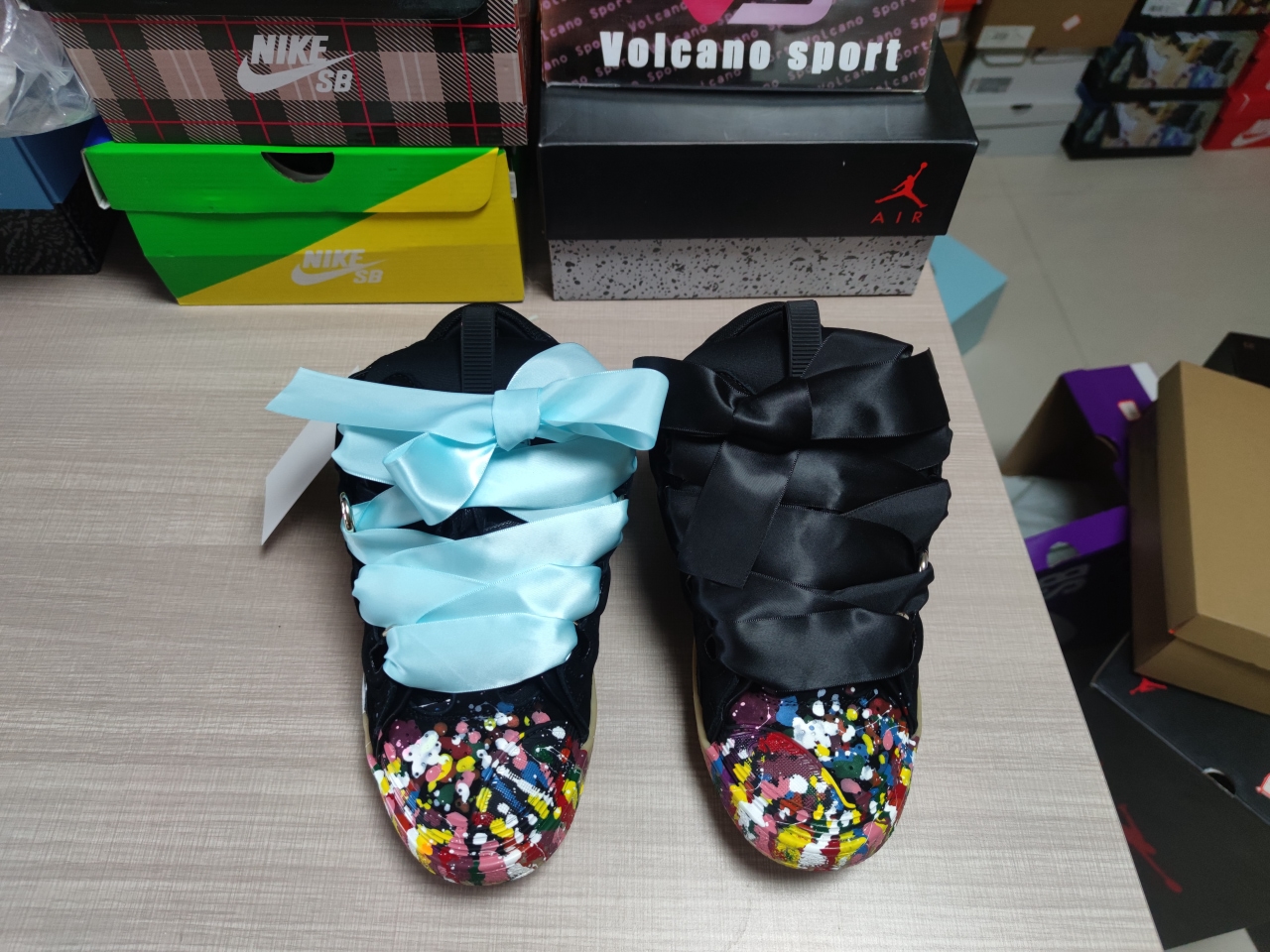 Lanvin Leather Curb Gallery Dept. Black Multi1