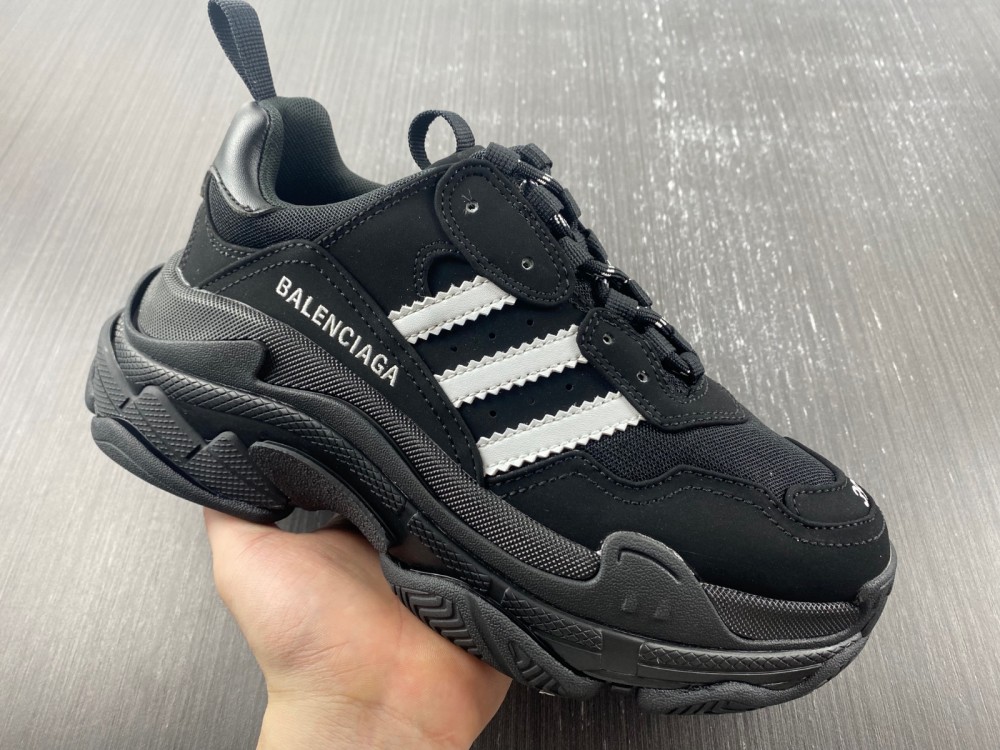Balenciaga x Adidas Triple S (Black/White)