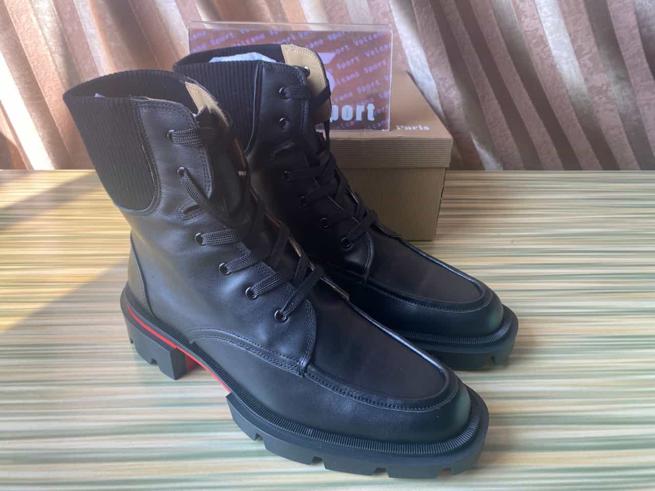 Christian Louboutin Our Walk leather ankle boots