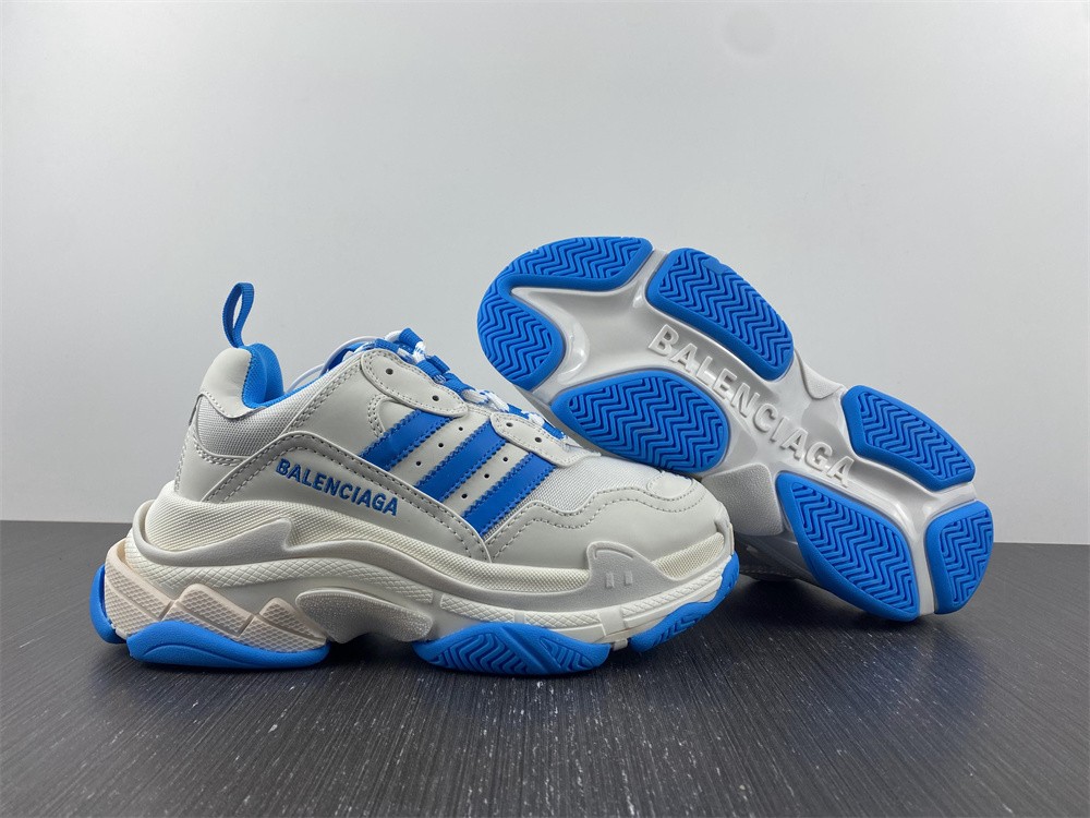 adidas x Balenciaga Triple S Sneaker 'White Blue'