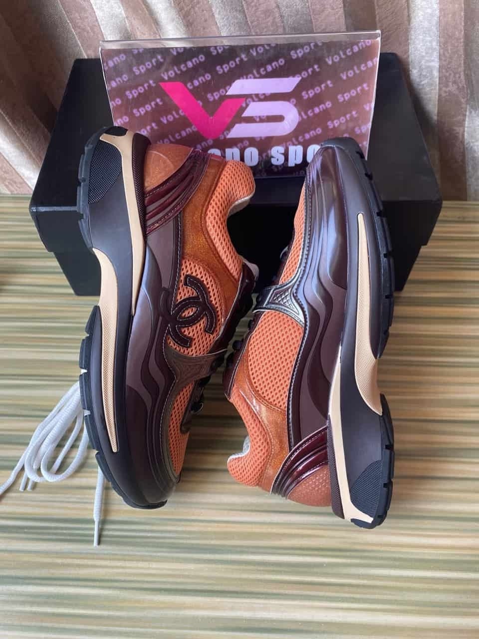 Chanel Brown Athletic Shoes