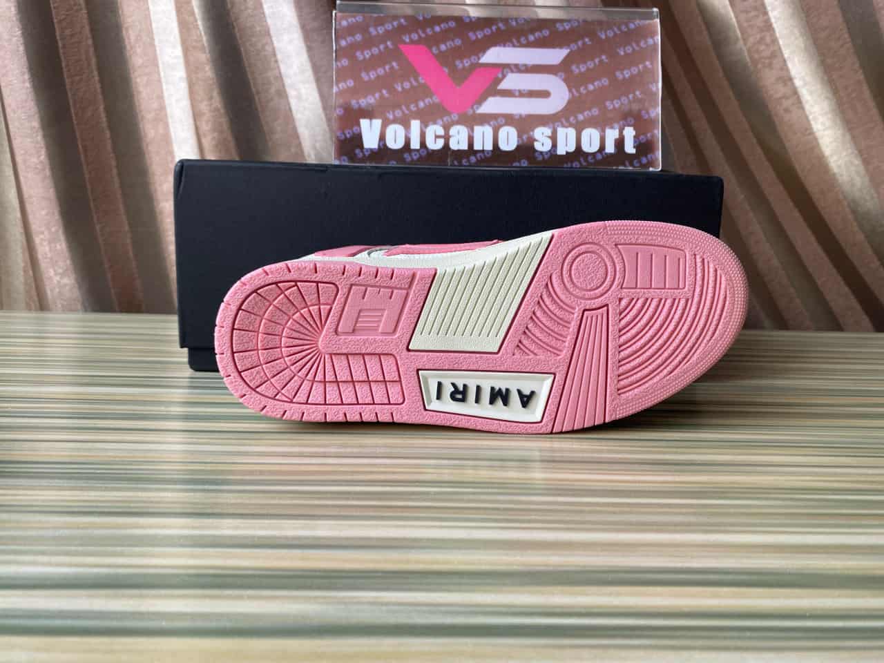 Amiri Wmns Skel Top Low 'White Pink' Sneakers