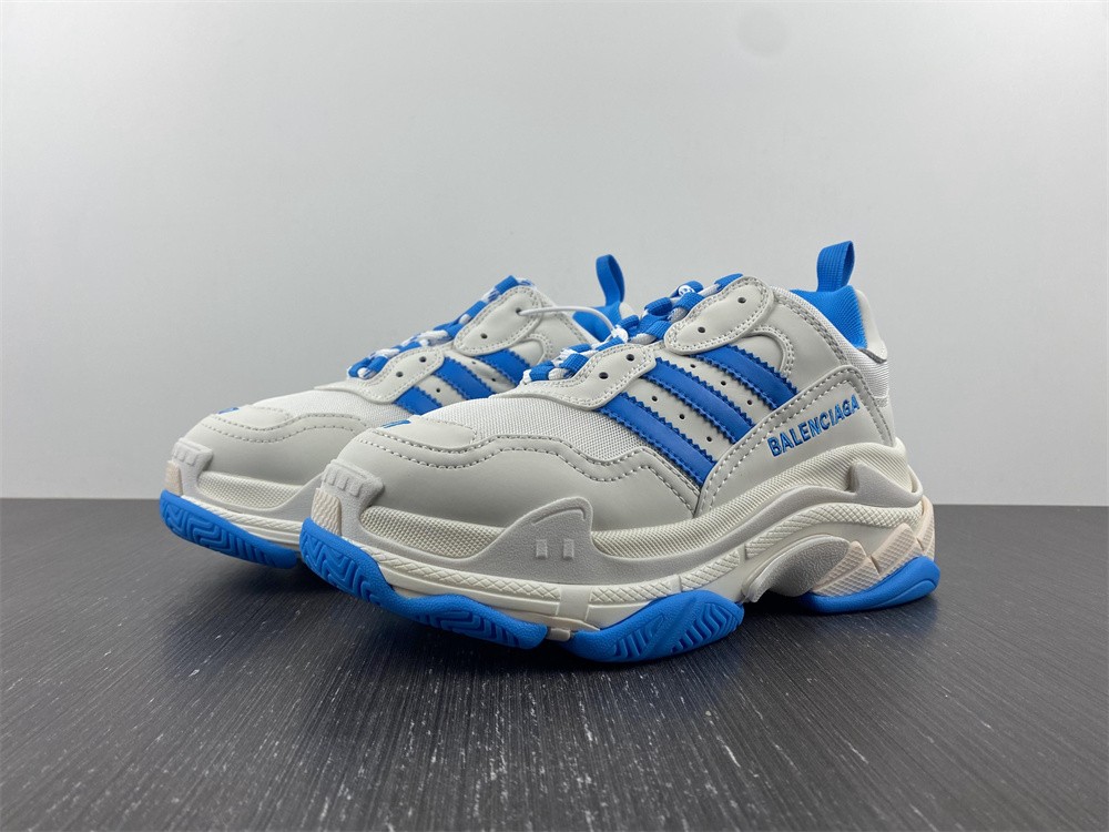 adidas x Balenciaga Triple S Sneaker 'White Blue'