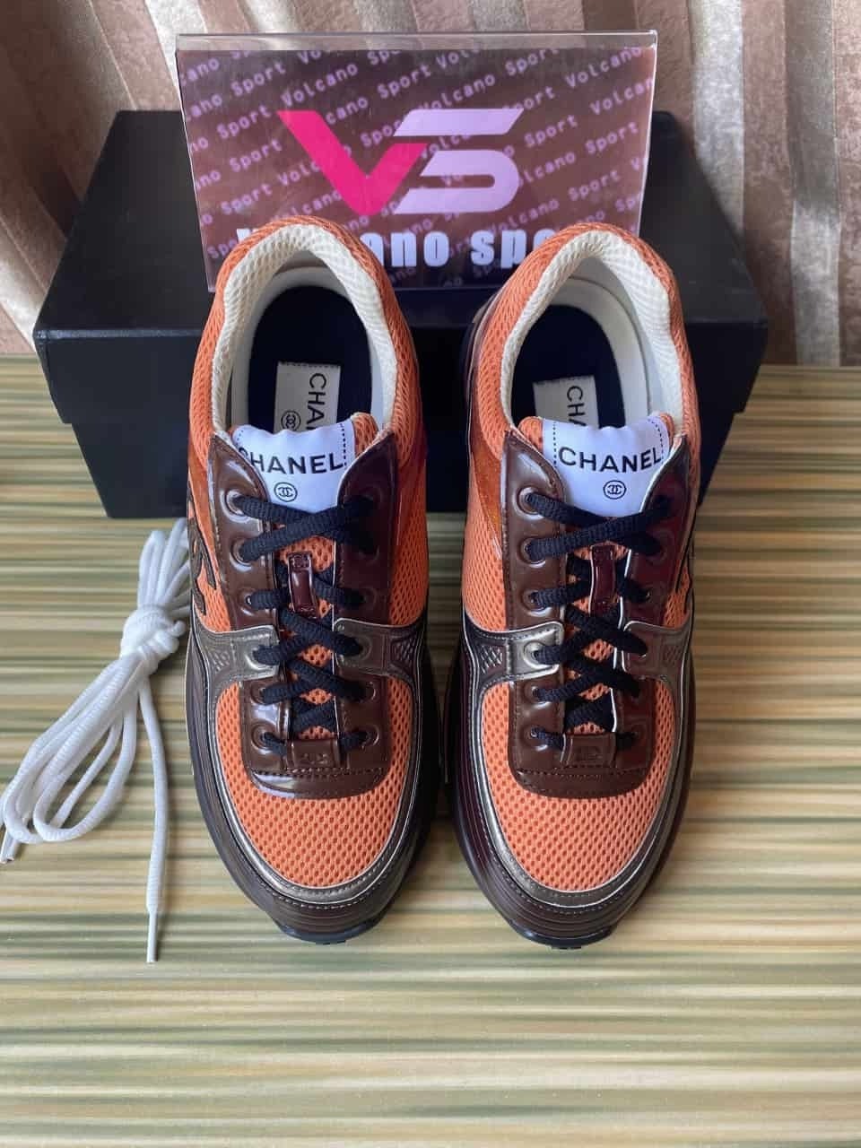 Chanel Brown Athletic Shoes