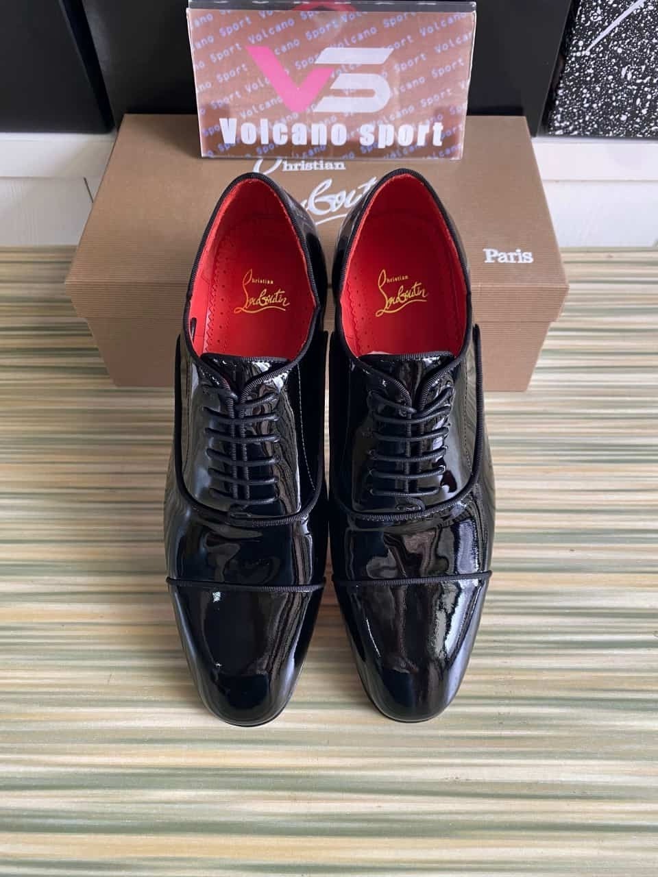 Christian Louboutin Greggy Chick Patent Leather Oxford Shoes