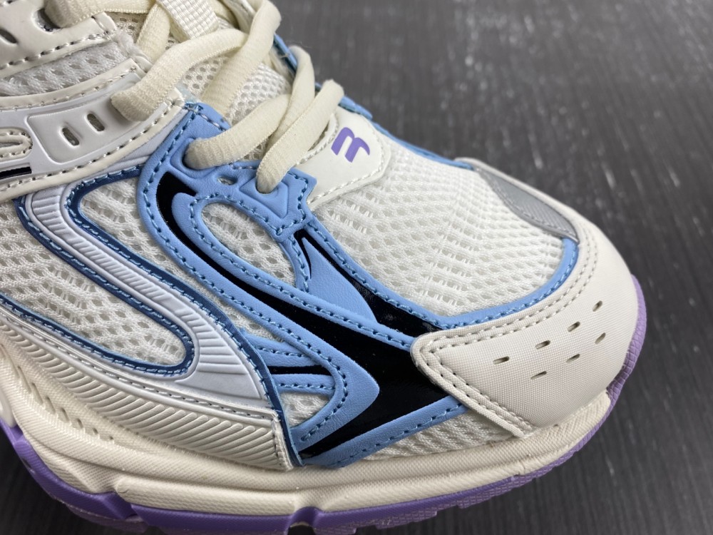 Balenciaga X‑Pander 'Distressed White Blue Purple'