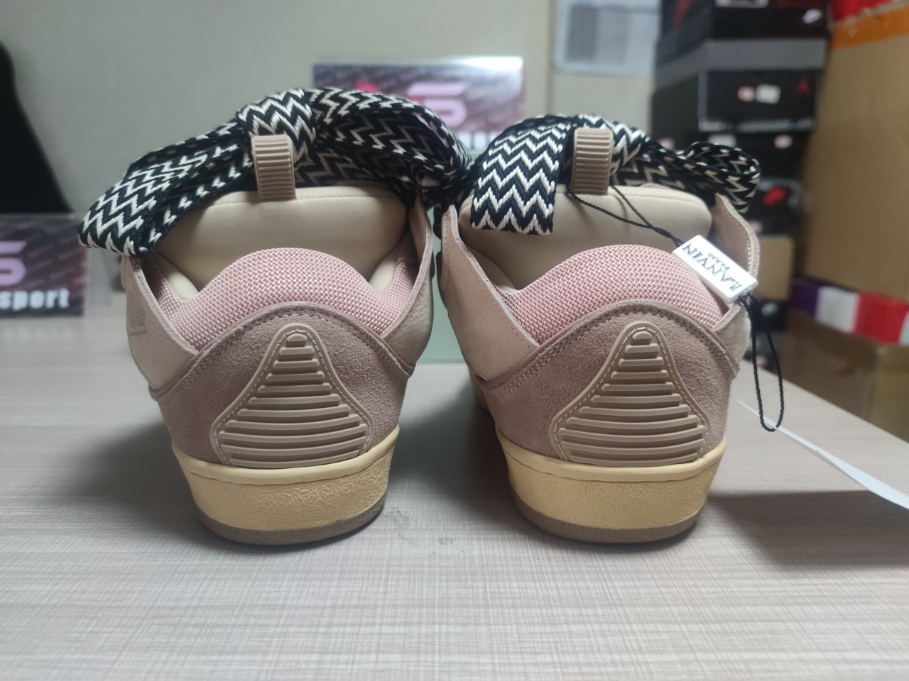 Lanvin Leather Curb Pink1