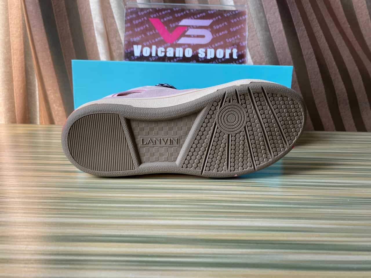 Lanvin Leather Curb Gallery Dept. Pale Pink Multi