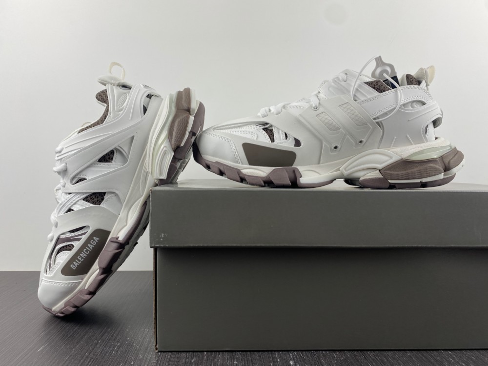 (Women) Balenciaga Track 1.0 Sneakers 'White Brown'