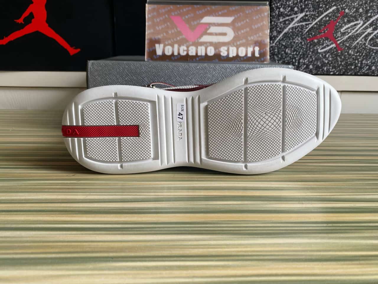 Prada America’s Cup Bike High Top Sneakers