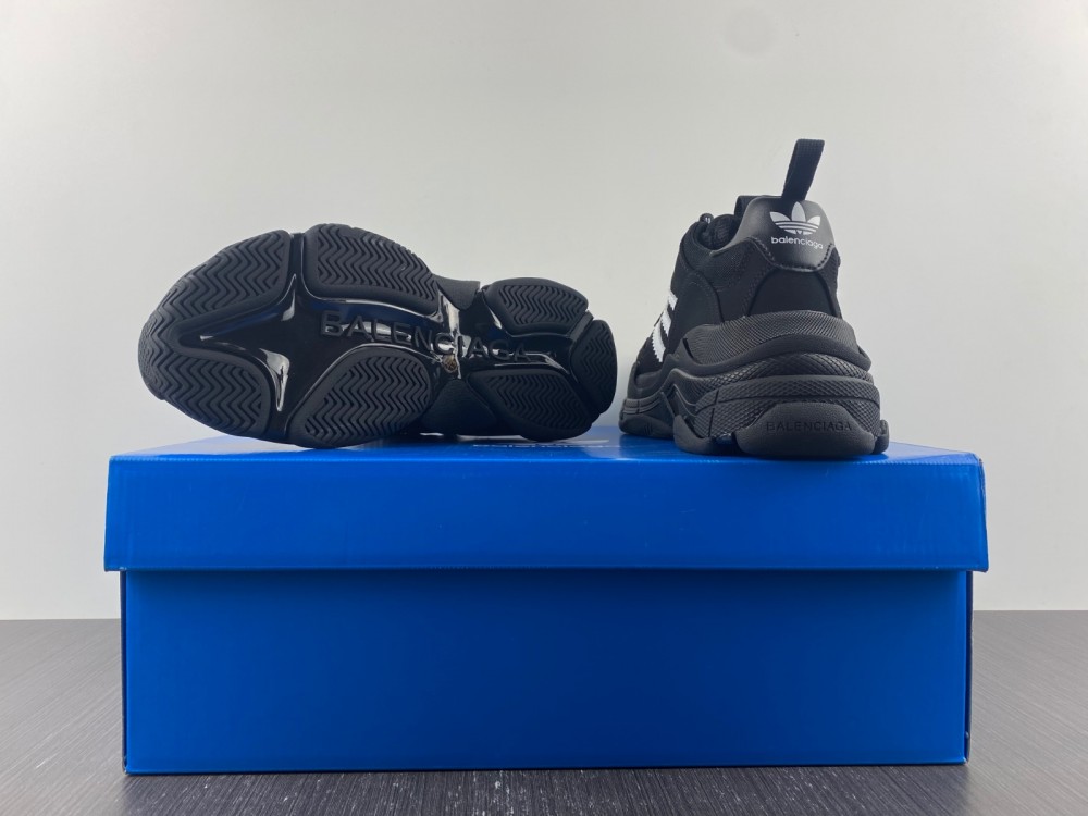 Balenciaga x Adidas Triple S (Black/White)