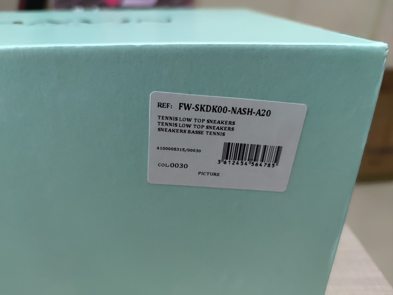 Lanvin Curb Sneaker Beige Pink1