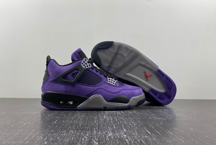 nike Jordan 4 Retro Travis Scott Purple 766296 LN4