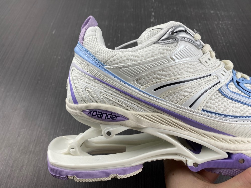 Balenciaga X‑Pander 'Distressed White Blue Purple'