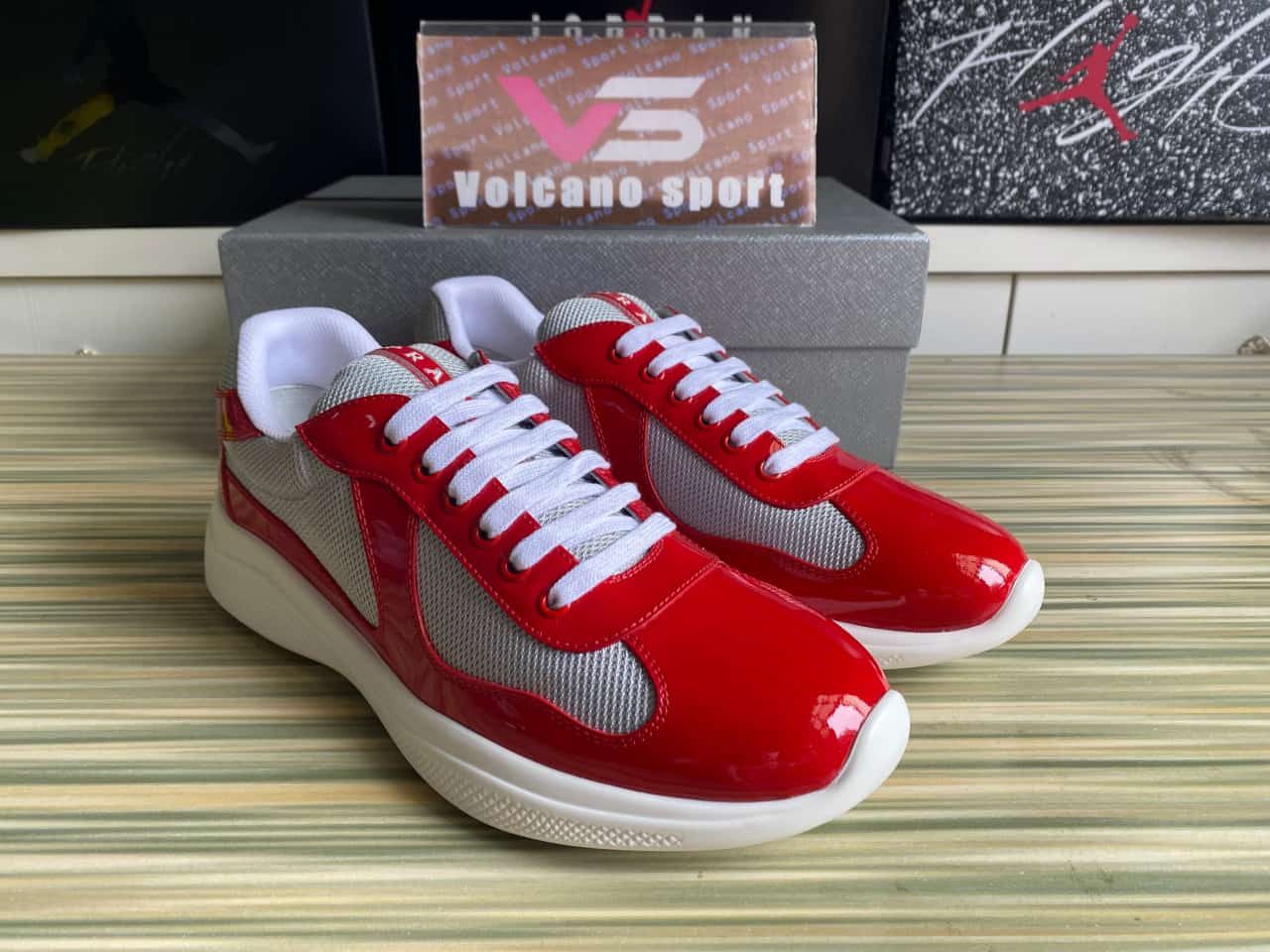 Prada America's Cup Red Silver