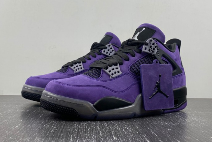 nike Jordan 4 Retro Travis Scott Purple 766296 LN4
