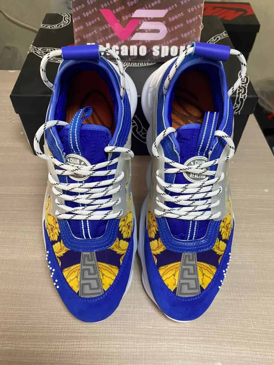 Versace Chain Reaction low trainers