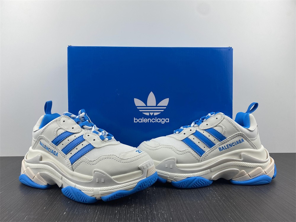 adidas x Balenciaga Triple S Sneaker 'White Blue'