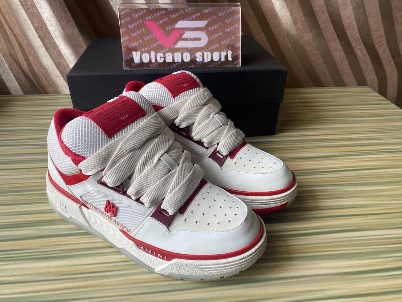 Amiri MA-1 'White Red'