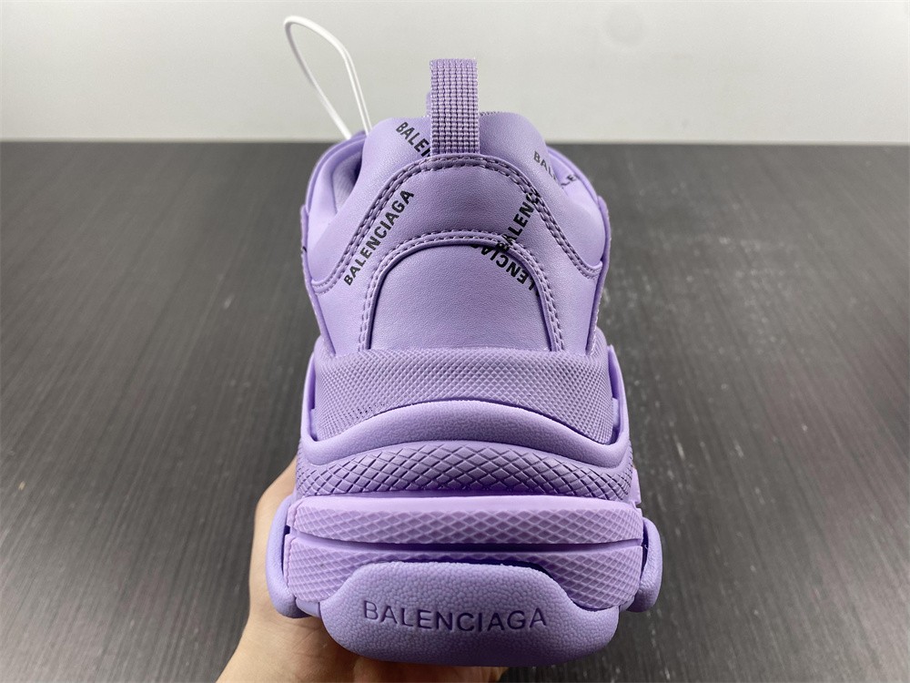 Balenciaga Wmns Triple S “Allover Logo in Light Purple”