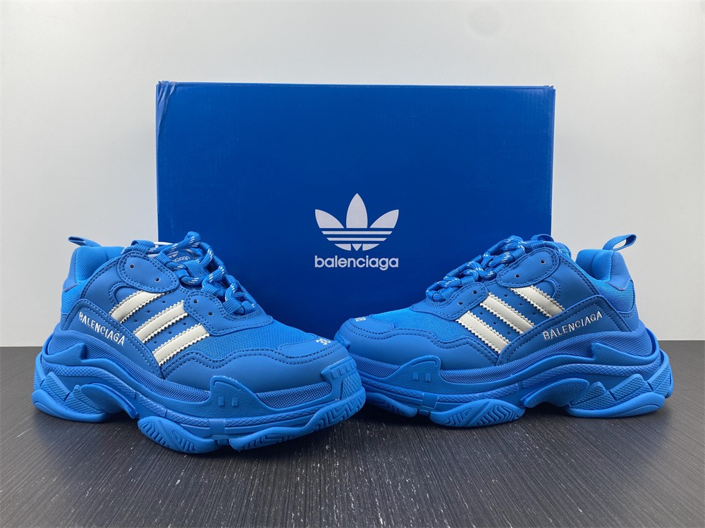 Balenciaga X Adidas Triple S Sneakers - Blue