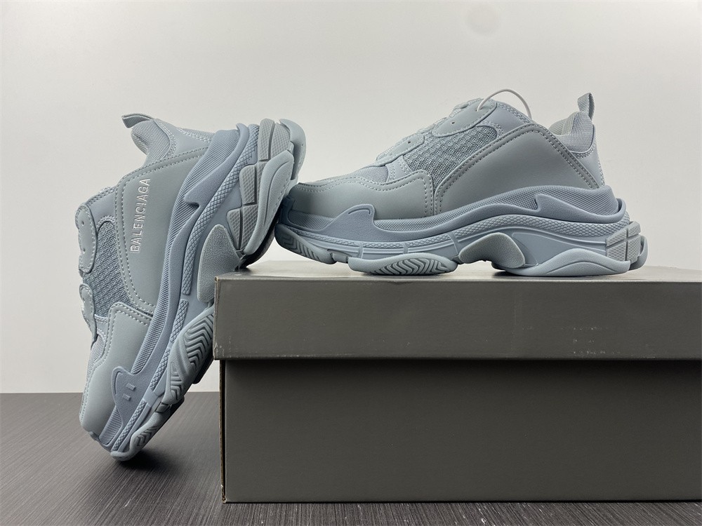 Balenciaga Women's Triple S Sneakers Light Blue