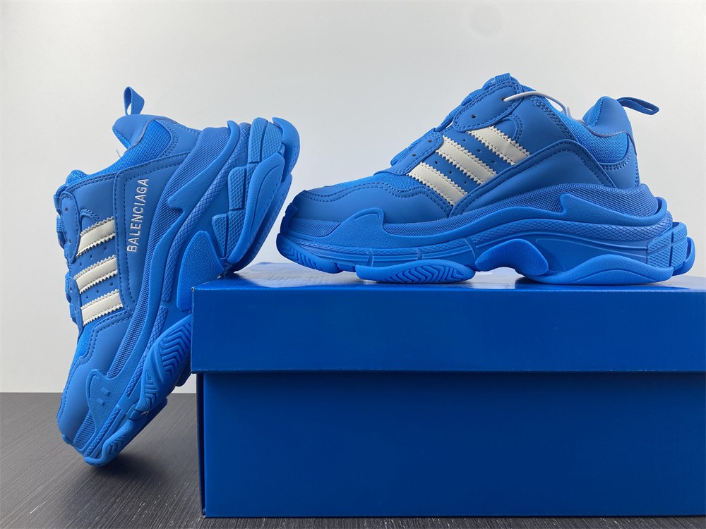 Balenciaga X Adidas Triple S Sneakers - Blue