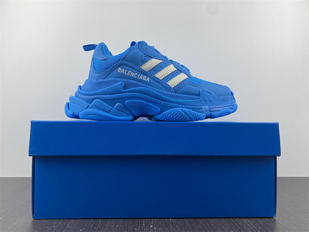Balenciaga X Adidas Triple S Sneakers - Blue
