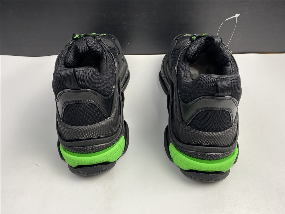 Balenciaga Wmns Triple S 'Black Yellow Fluo'