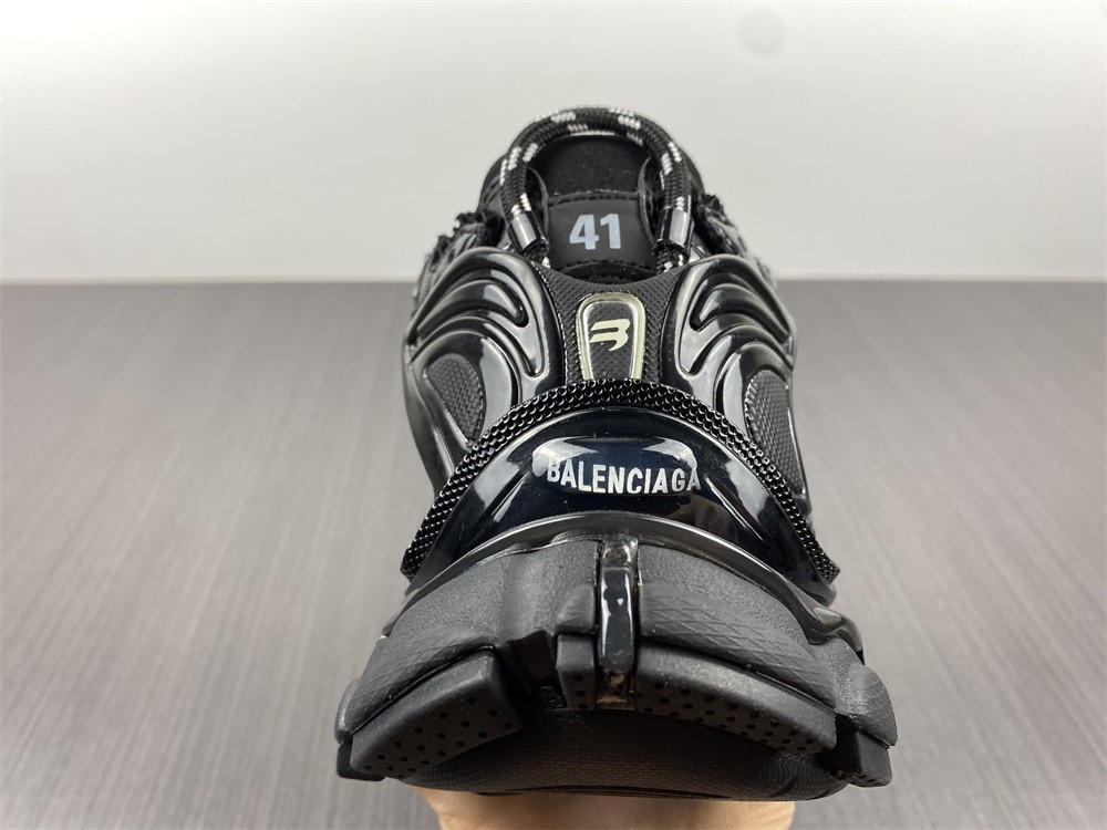 Balenciaga Women's Black Runner Athletic Sneakers Shoes