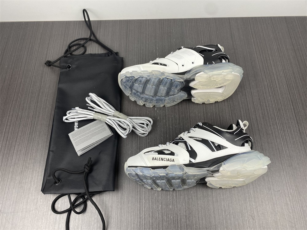 Balenciaga Wmns Track Sneaker 'Clear Sole - White Black' | Women's
